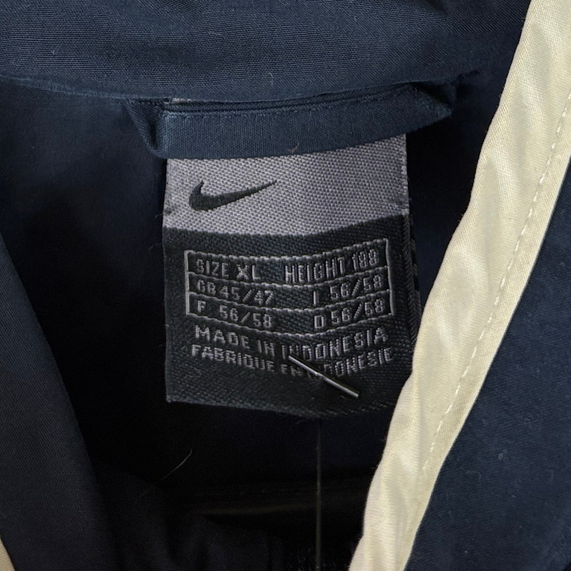 Nike Vintage Trainingsjacke Blau XL - Vinverse