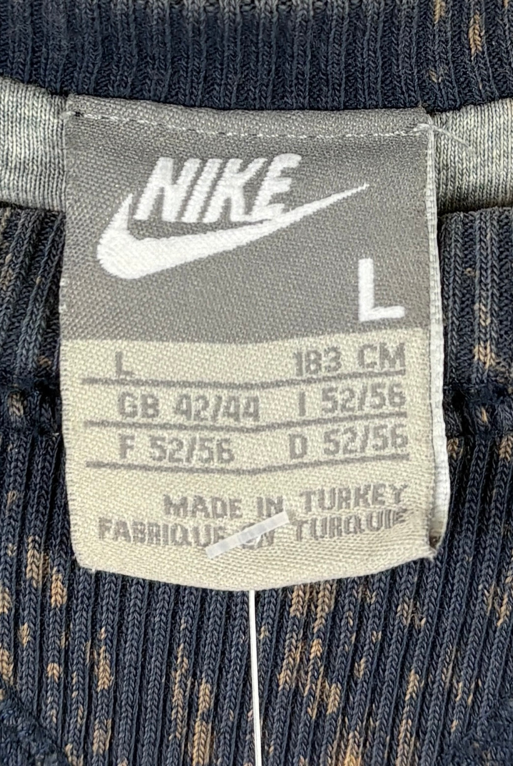 Nike 2000s Re:Bleach Sweater Blau Beige L - Vinverse