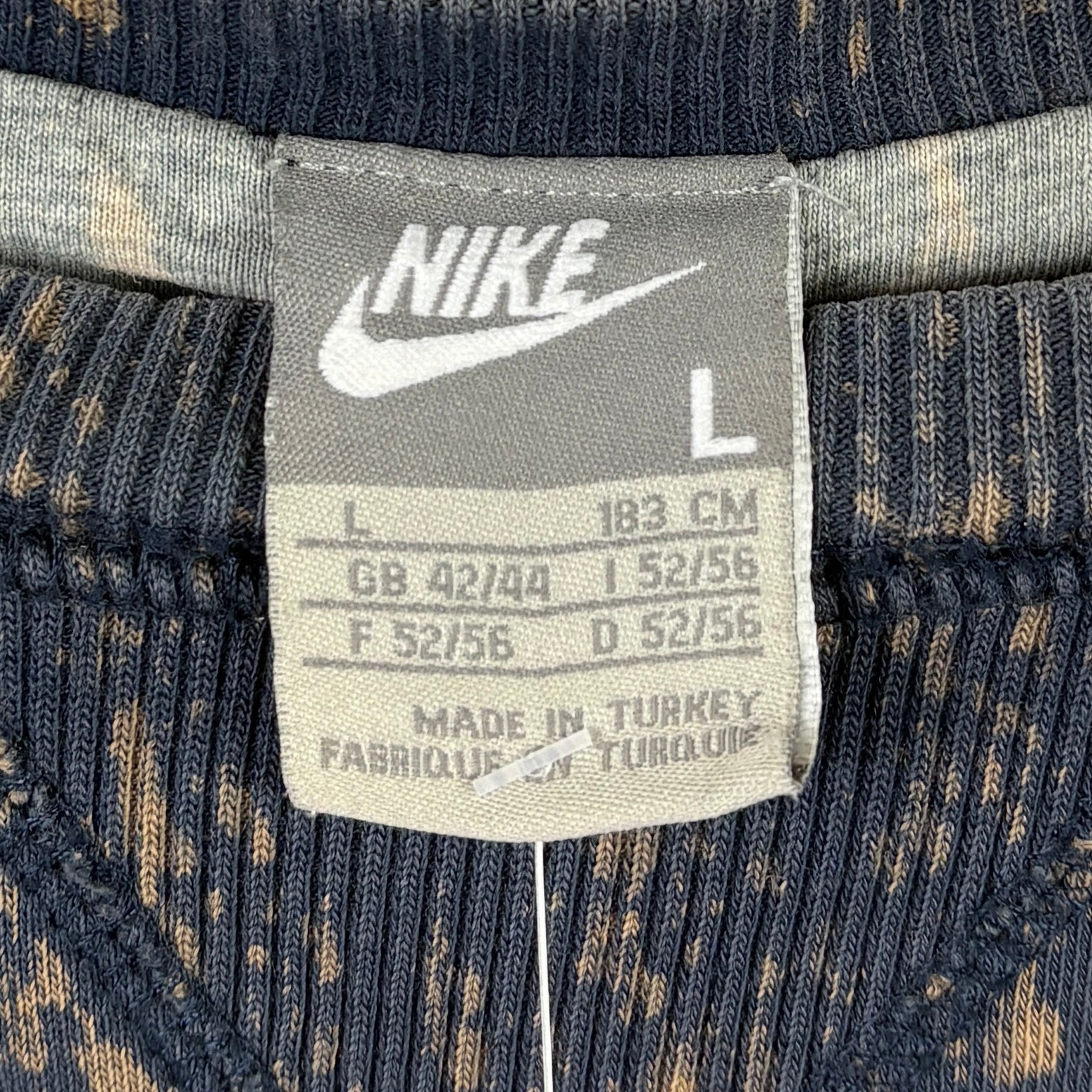 Nike 2000s Re:Bleach Sweater Blau Beige L - Vinverse
