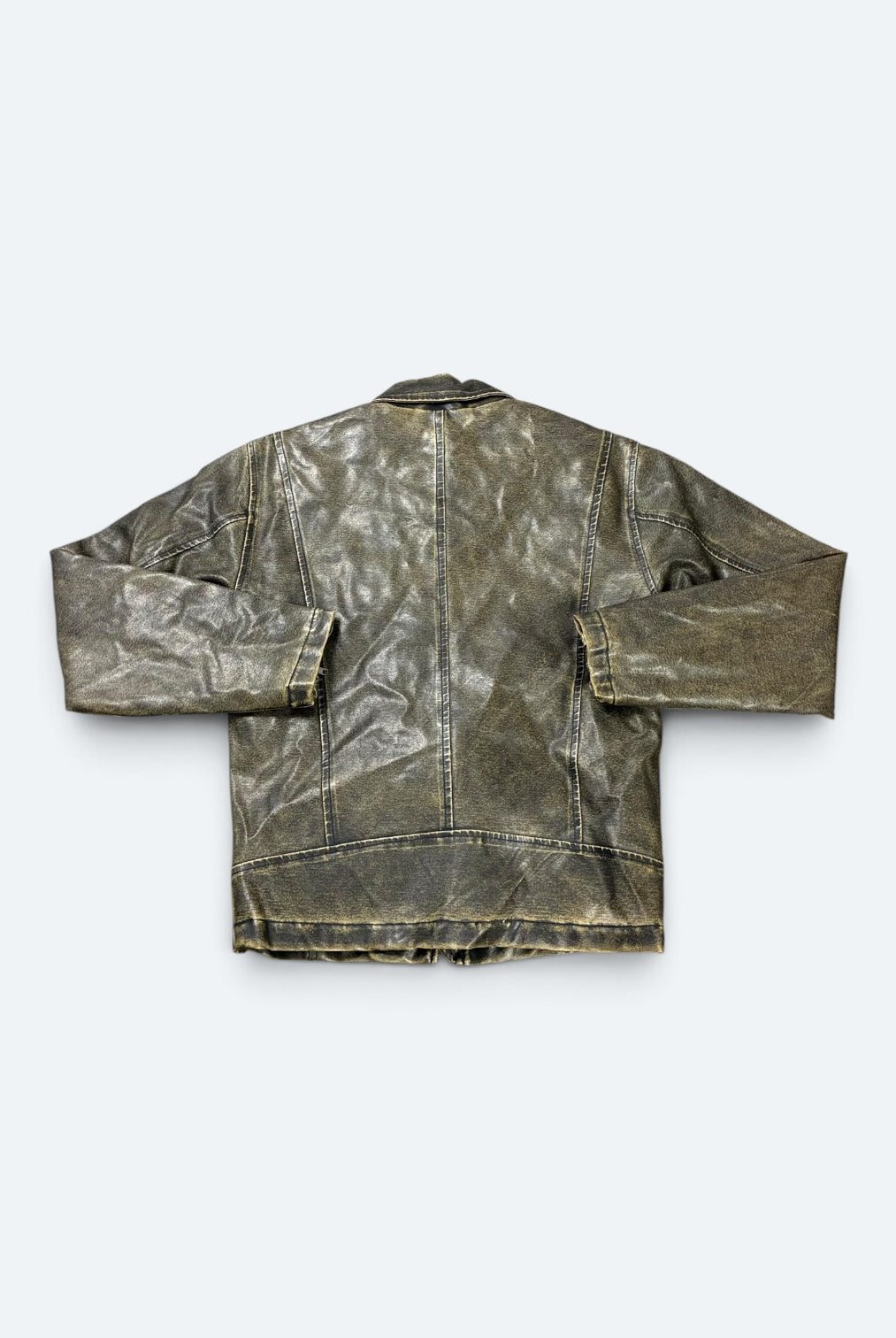 BC Ethic Vintage Lederjacke Grau S - Vinverse