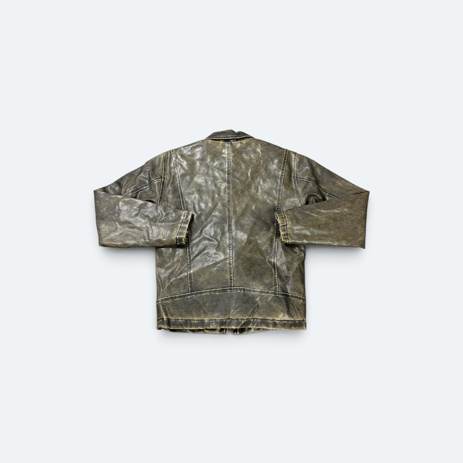 BC Ethic Vintage Lederjacke Grau S - Vinverse