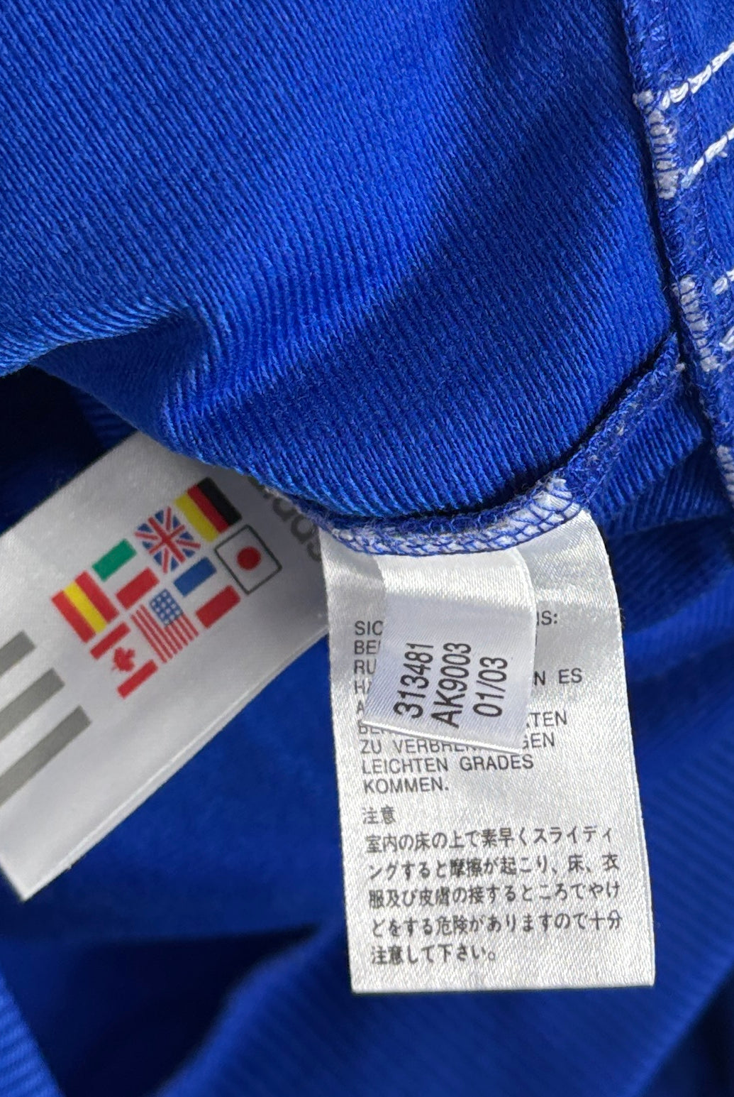 Adidas Vintage Trainingsjacke Blau M - Vinverse