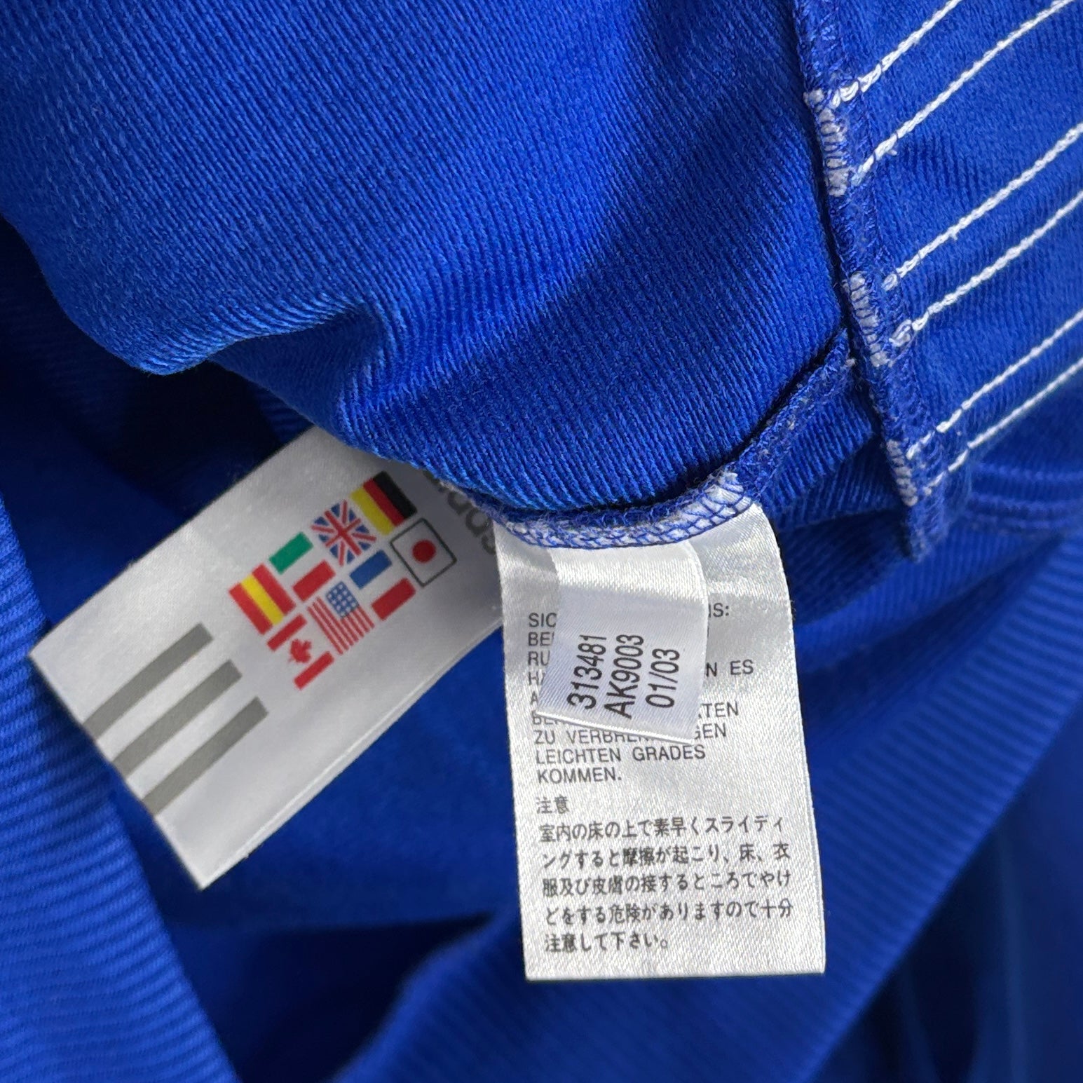 Adidas Vintage Trainingsjacke Blau M - Vinverse