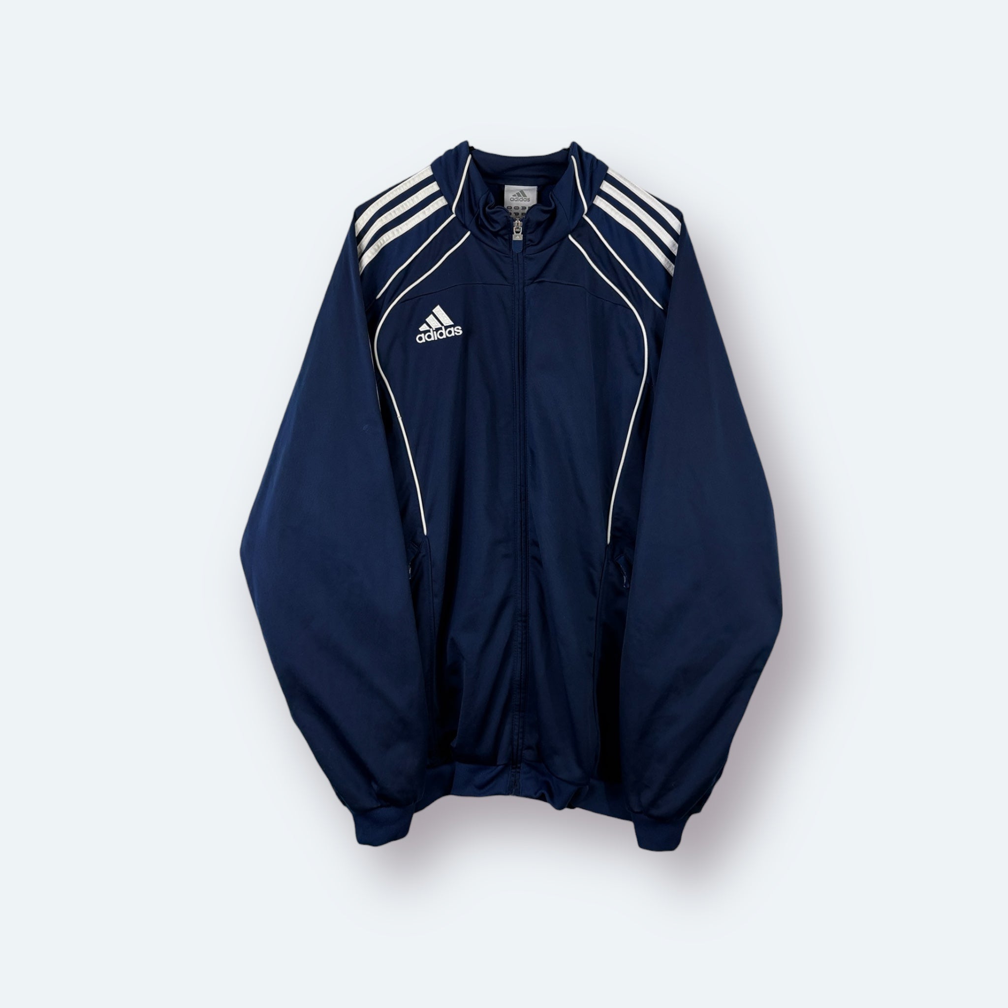 Adidas 2000s Trainingsjacke Blau L - Vinverse