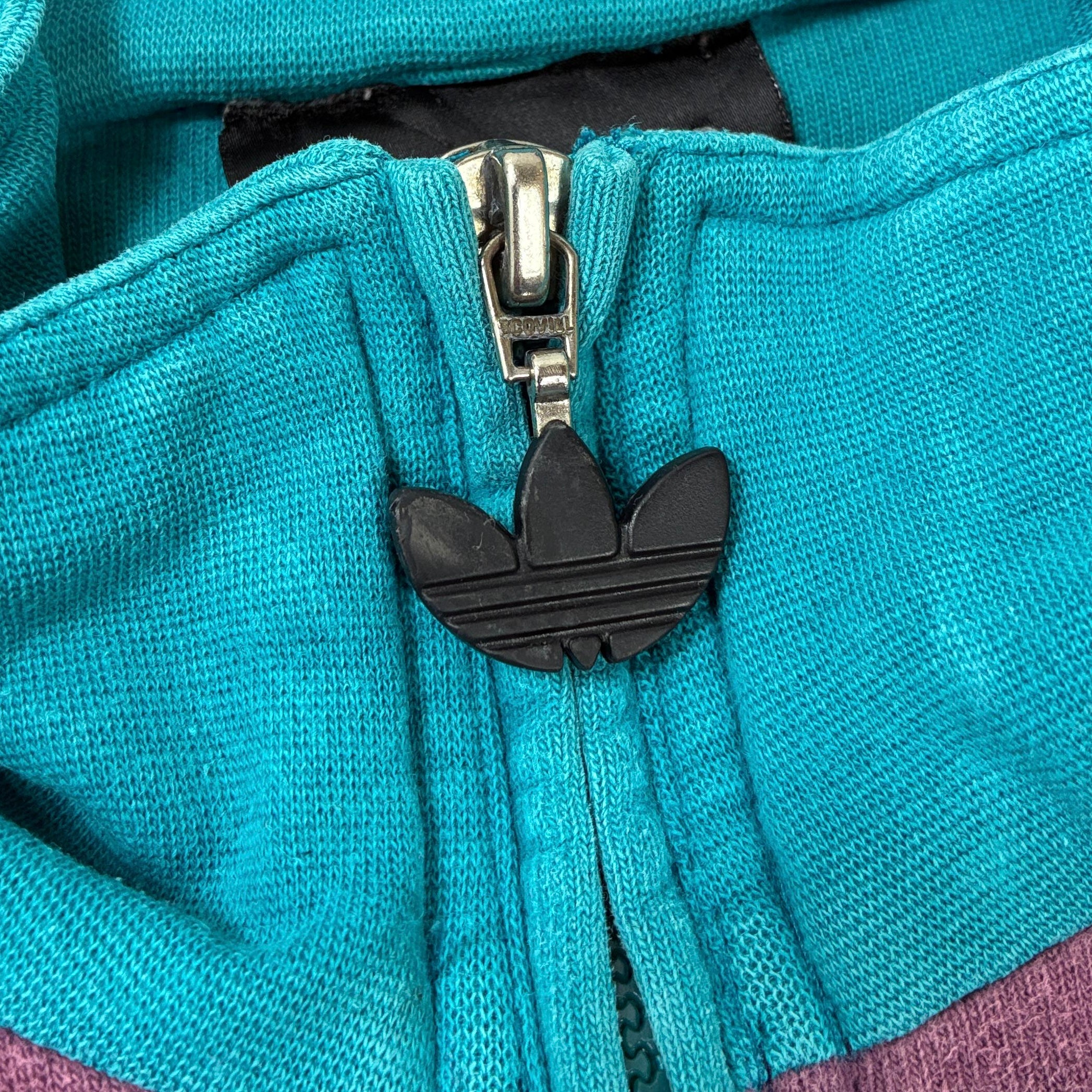 Adidas Vintage Trainingsjacke Lila Blau L - Vinverse