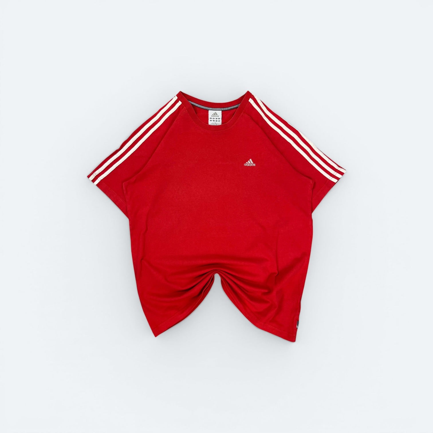 Adidas Shirt 3 Stripes 2007 Rot L - Vinverse