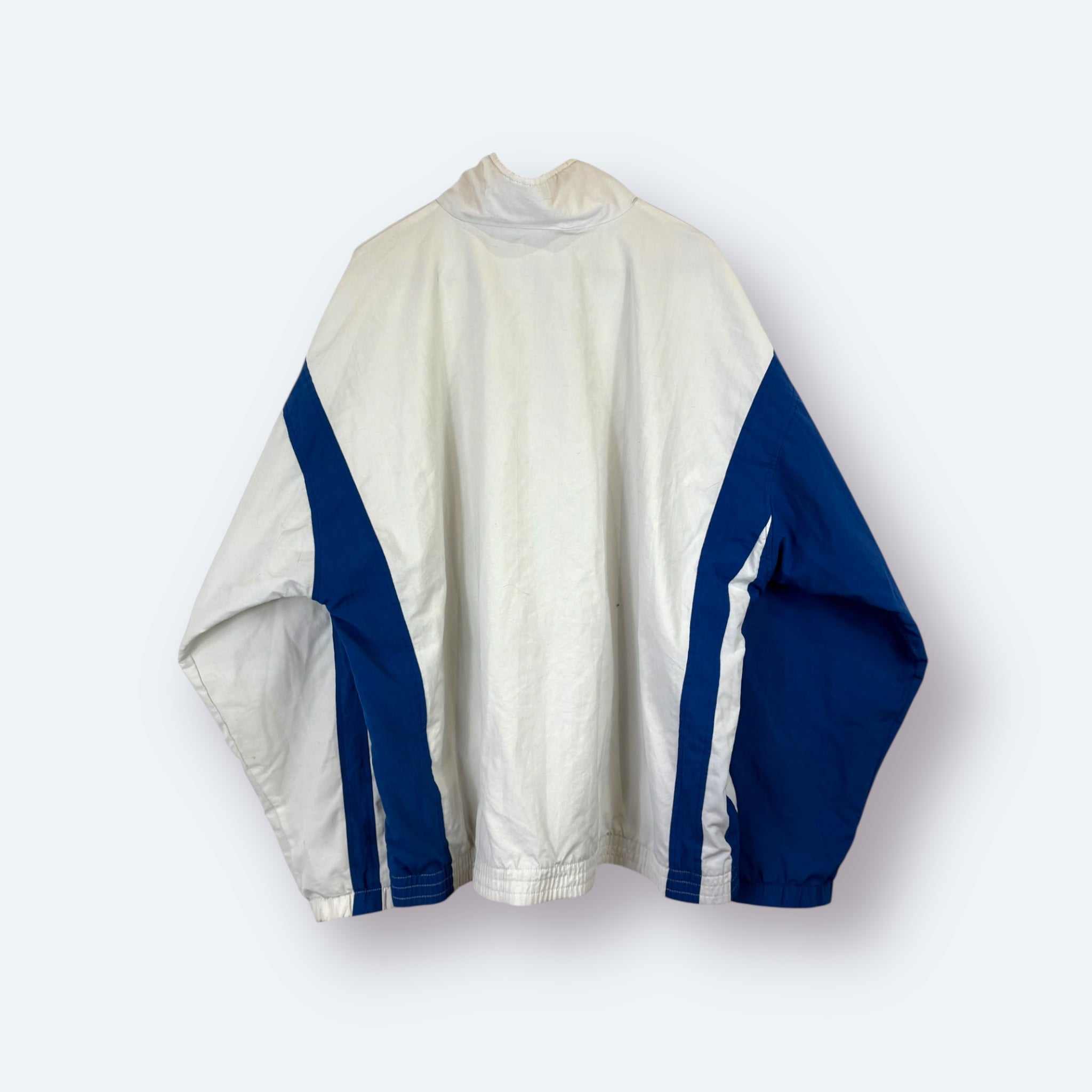 Adidas 90s Vintage Trainingsjacke Weiß Blau XL - Vinverse