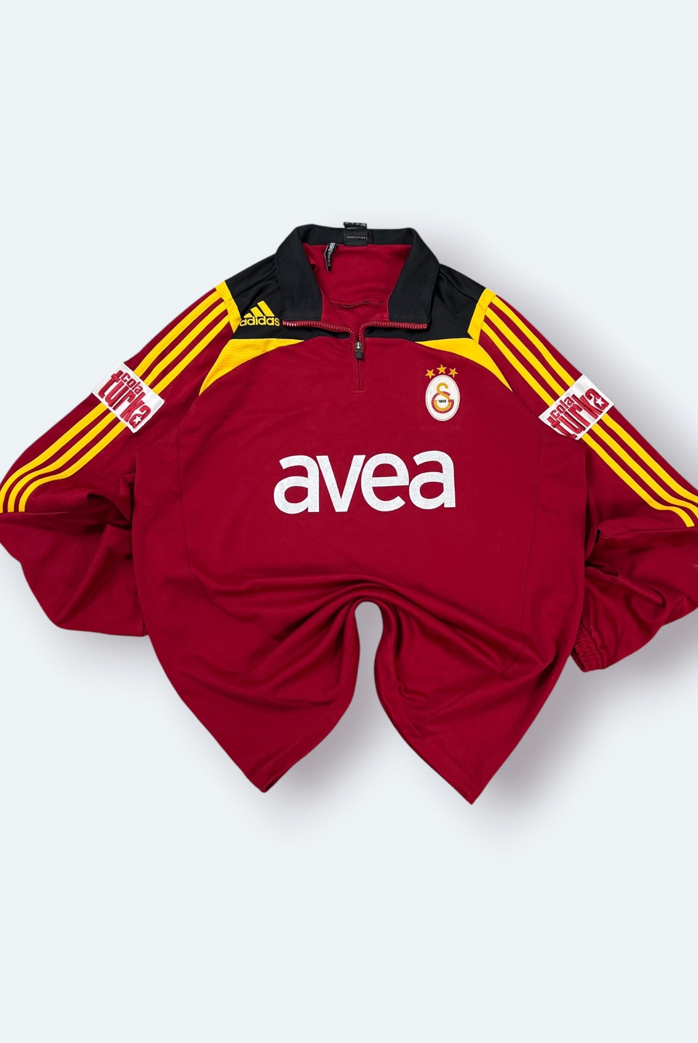 Adidas Vintage Half Zip Galatasaray Rot XL - Vinverse