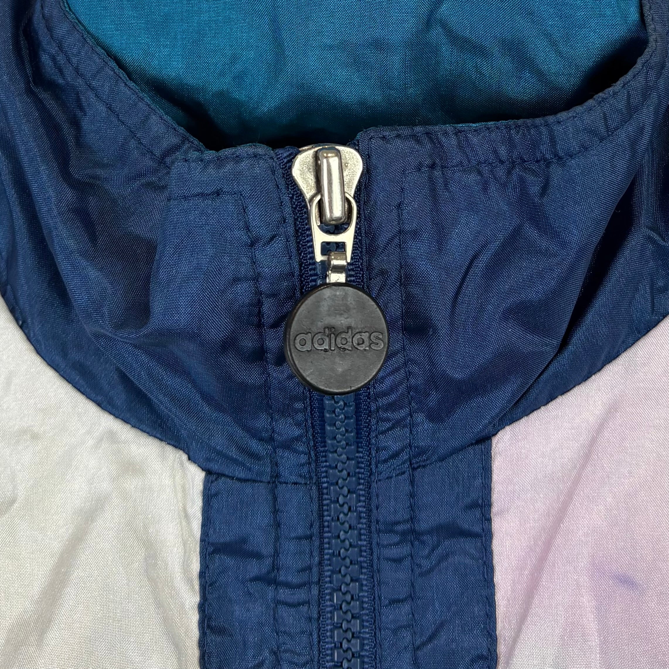 Adidas Vintage Trainingsjacke 80s Blau M - Vinverse