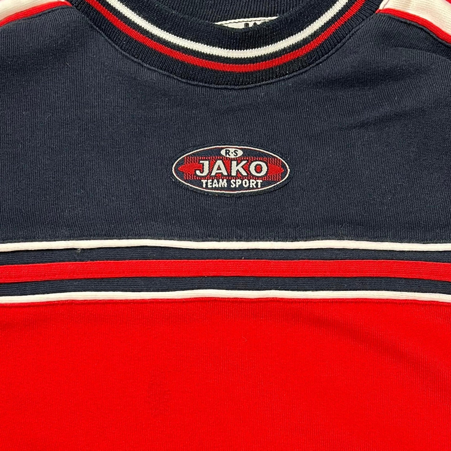 Jako Vintage Sweater Blau Rot Weiß L - Vinverse
