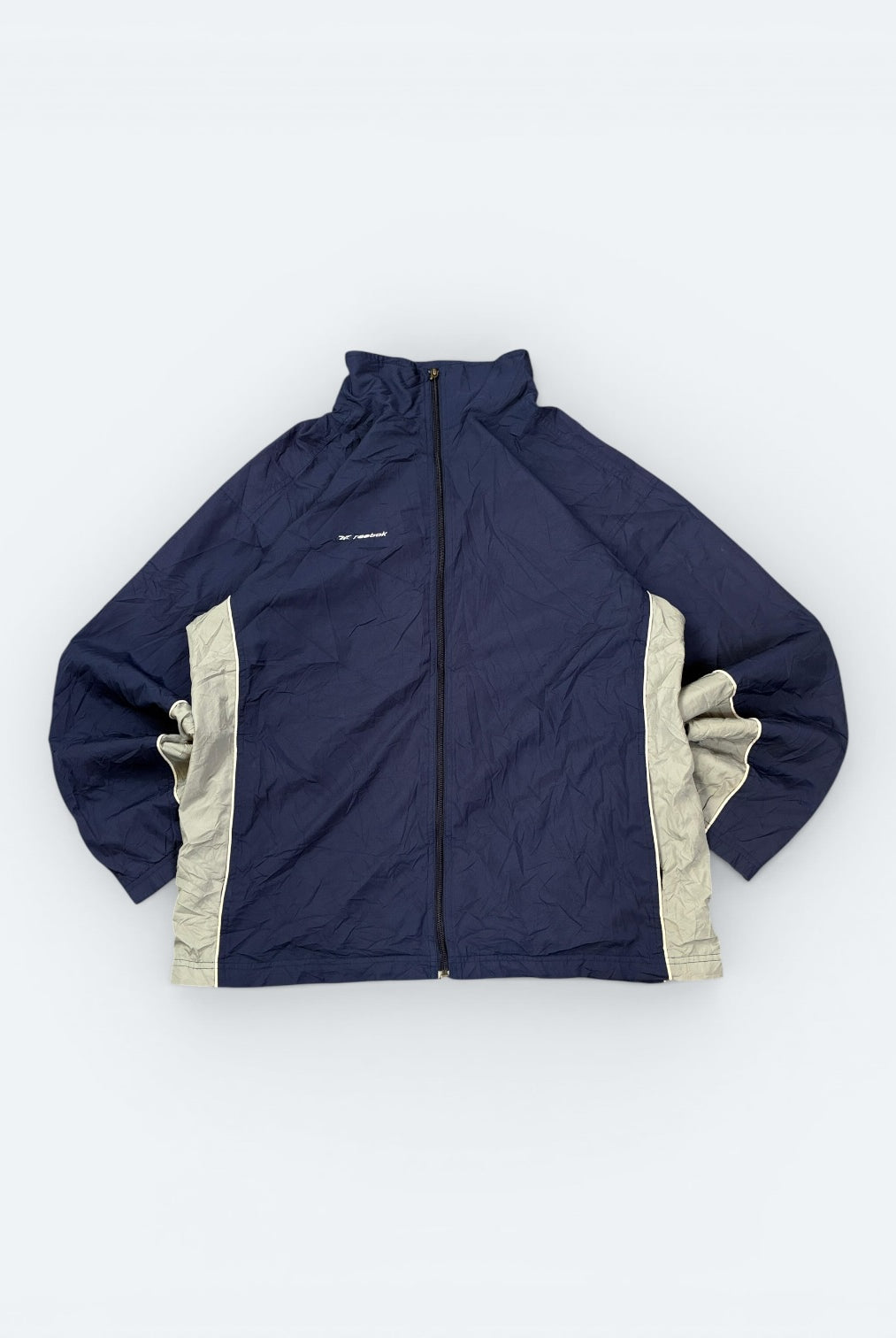 Reebok Vintage Trainingsjacke blau grau L - Vinverse