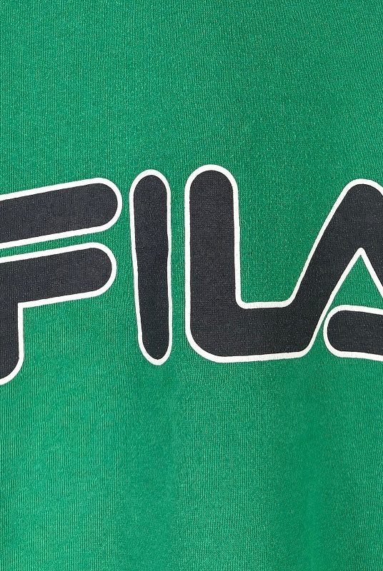 Fila Hoodie Big Logo Grün S - Vinverse