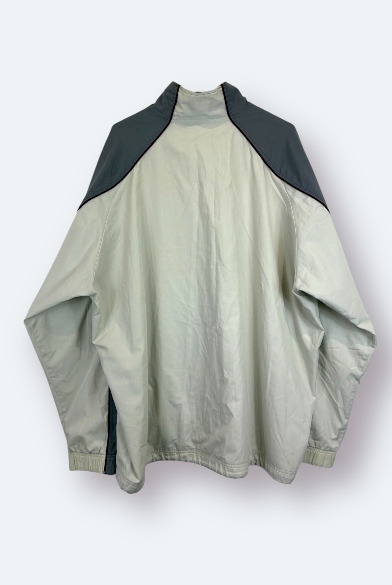 Nike 2000s Trainingsjacke Grau Beige XXL - Vinverse
