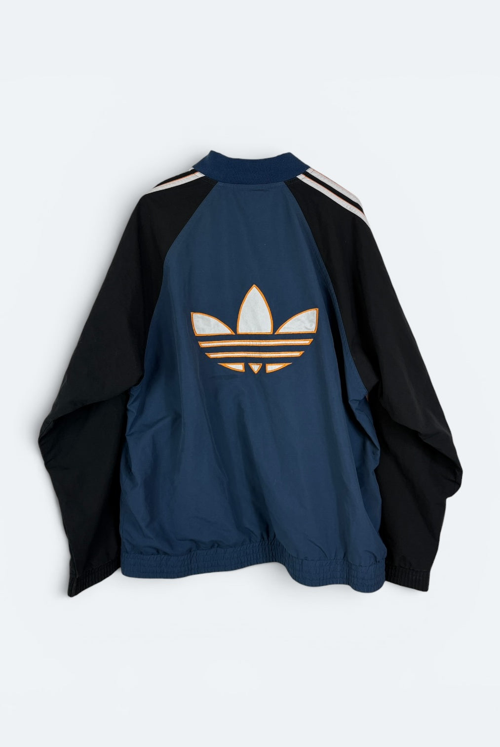 Adidas Vintage Trainingsjacke Blau Schwarz L - Vinverse