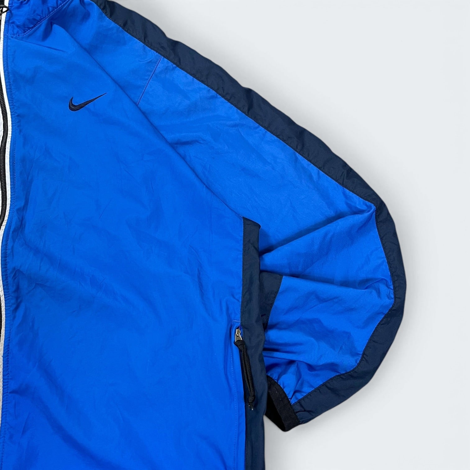 Nike Vintage Trainingsjacke 90s Blau M - Vinverse