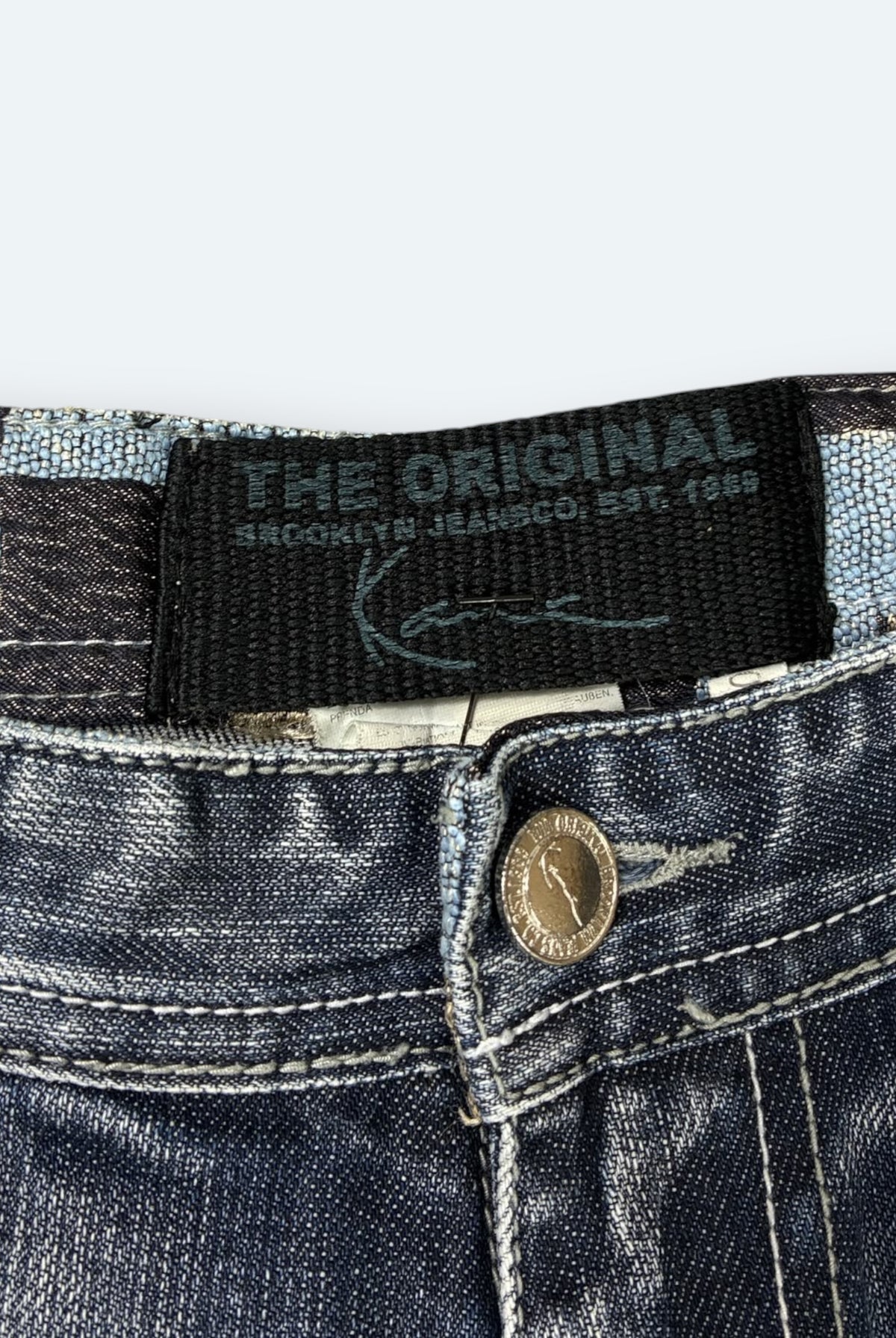 Karl Kani Vintage Jeans Shorts Blau L – Foto 8
