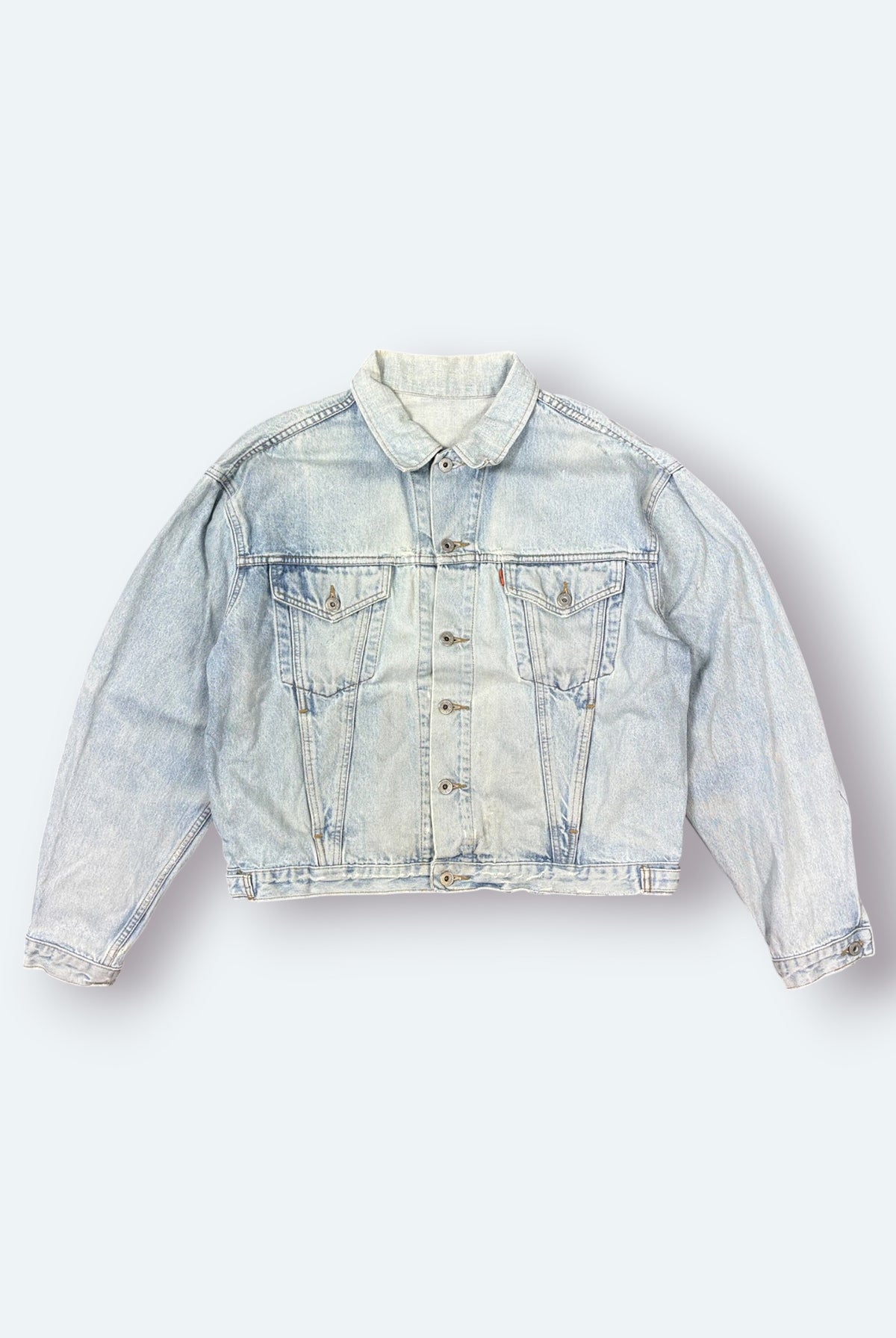 Levis Vintage Jeans Jacke Blau L