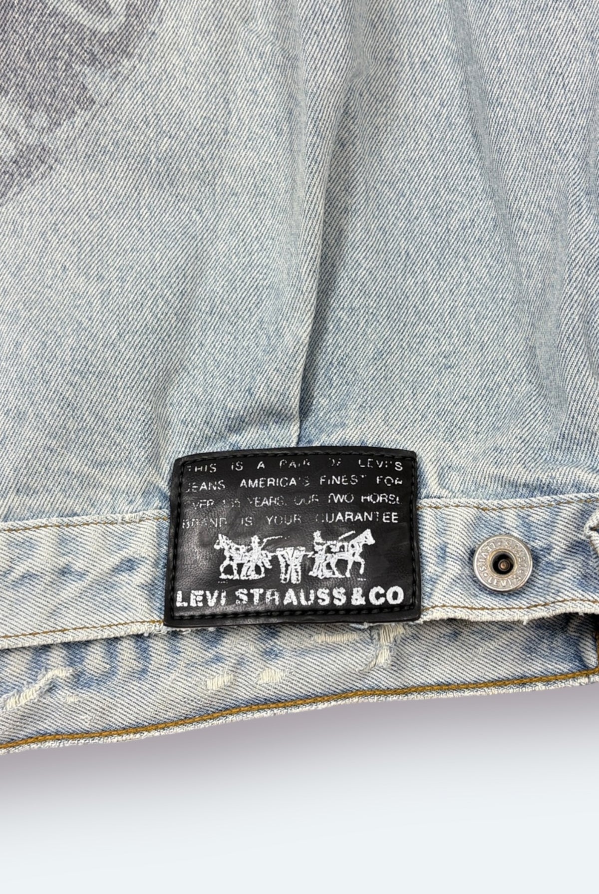 Levis Vintage Jeans Jacke Blau L – Foto 8