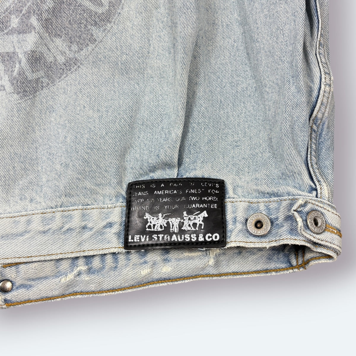 Levis Vintage Jeans Jacke Blau L – Foto 8