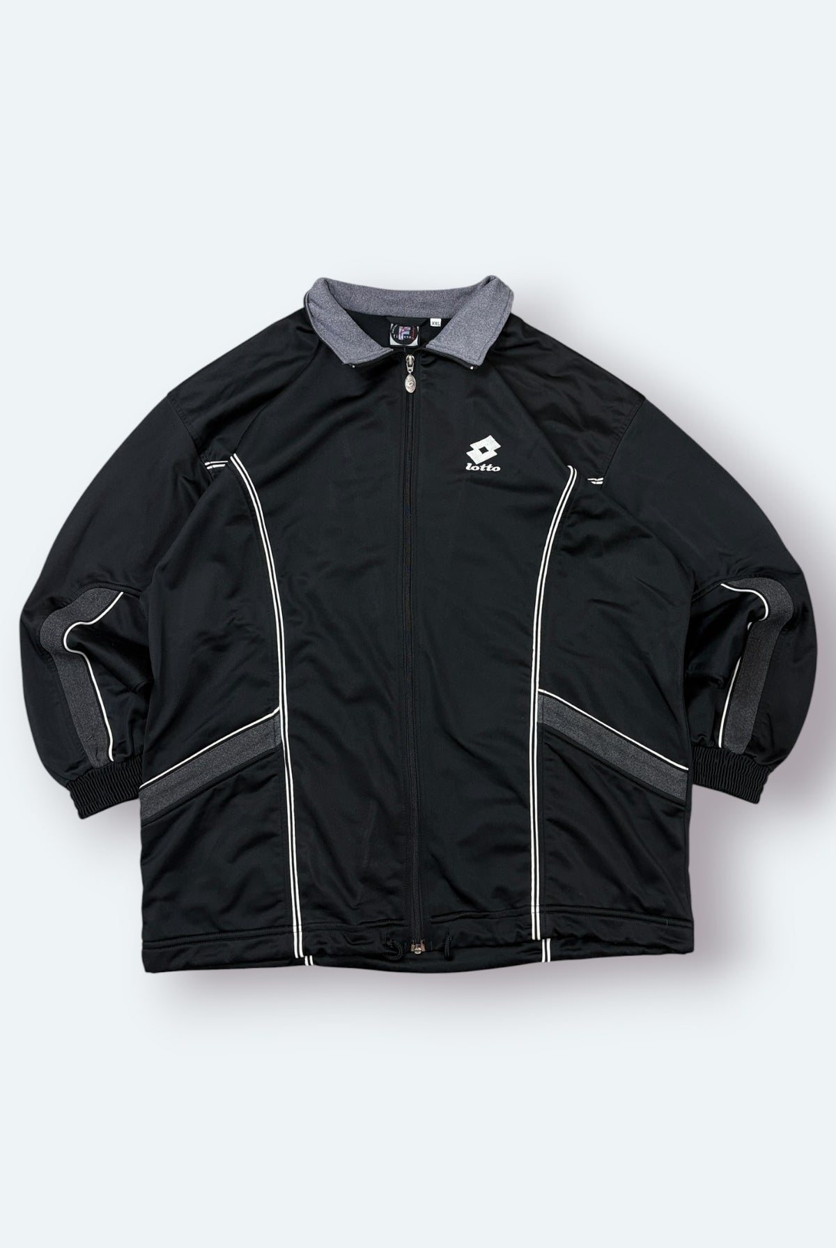 Lotto Vintage Trainingsjacke Schwarz XXL