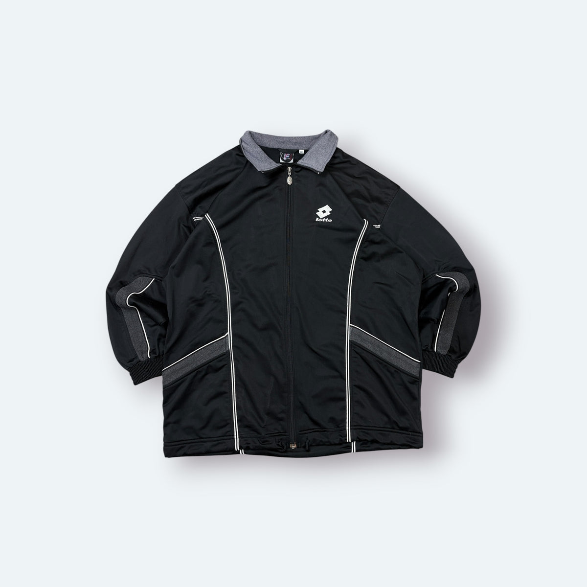 Lotto Vintage Trainingsjacke Schwarz XXL