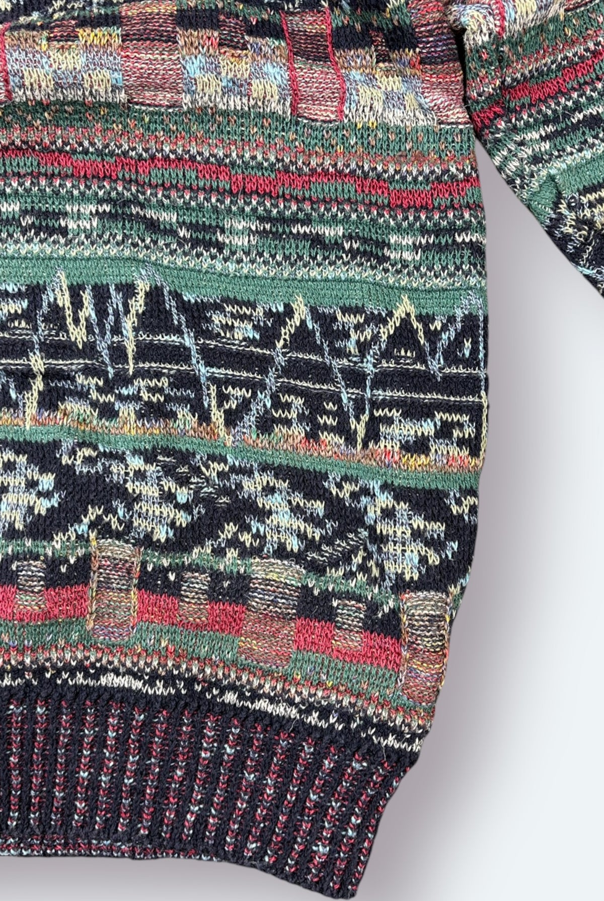 Marc René Vintage Strickpullover Bunt L – Foto 2