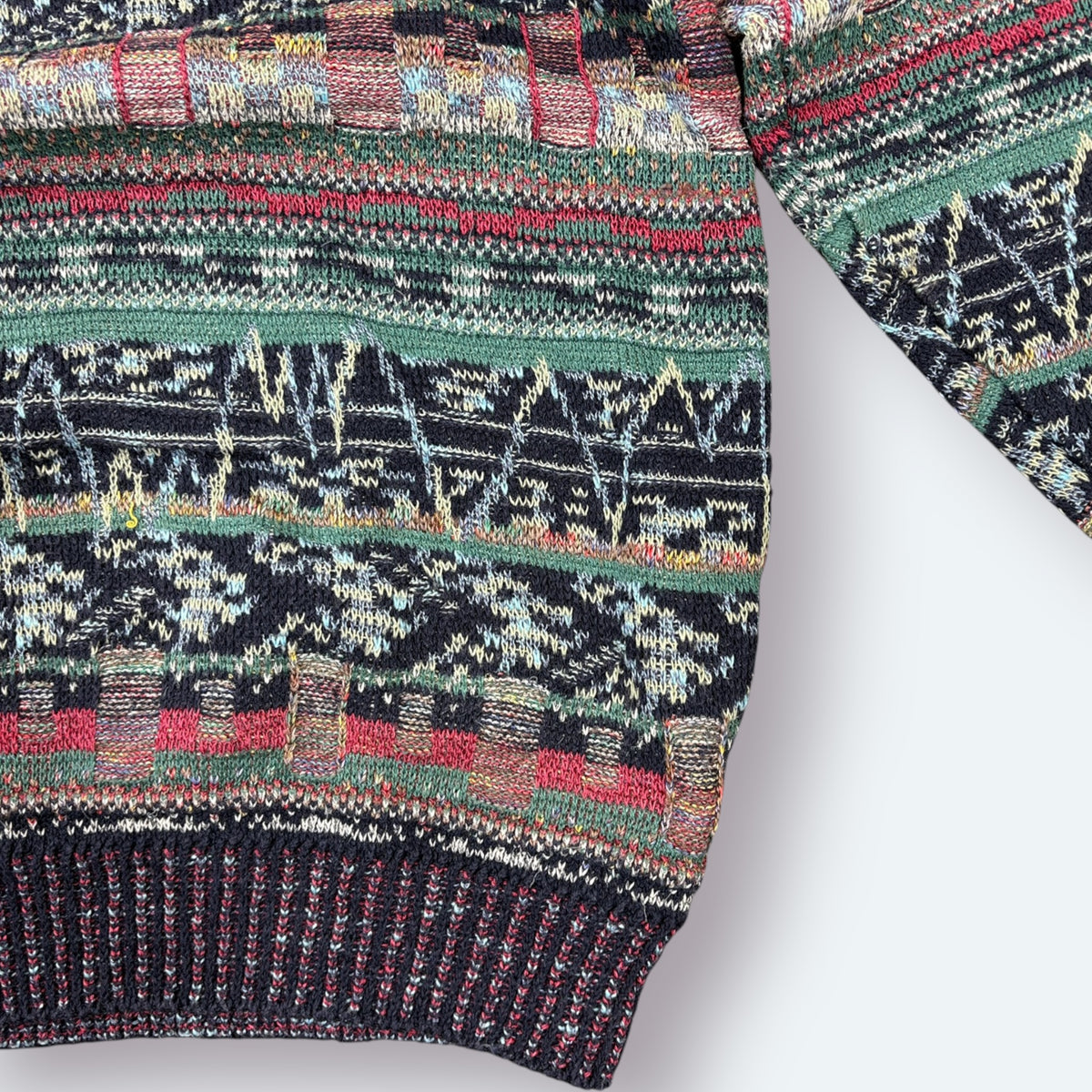 Marc René Vintage Strickpullover Bunt L – Foto 2
