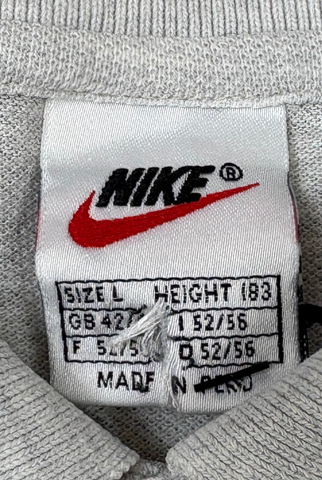 Nike Vintage Polo Grau L – Foto 4