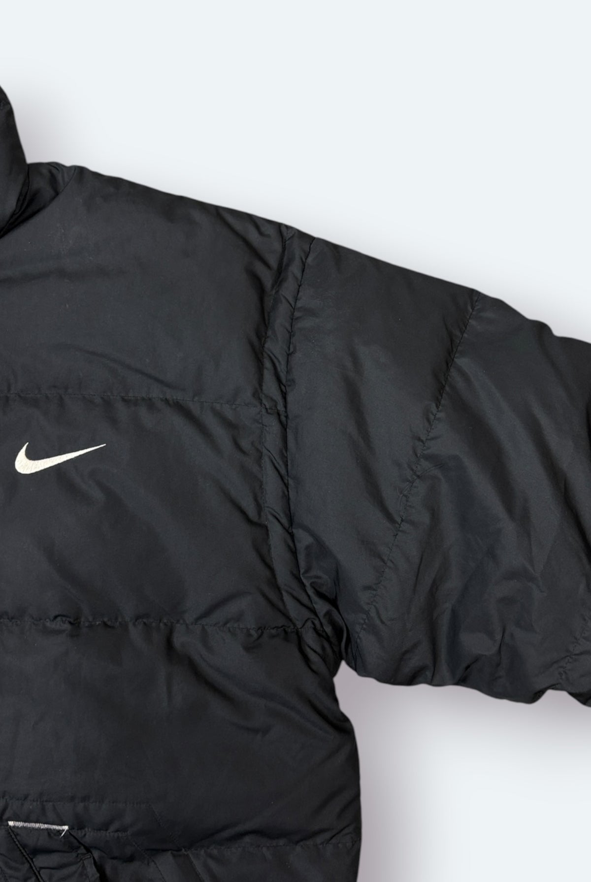 Nike Vintage Puffer Jacke Schwarz M – Foto 4
