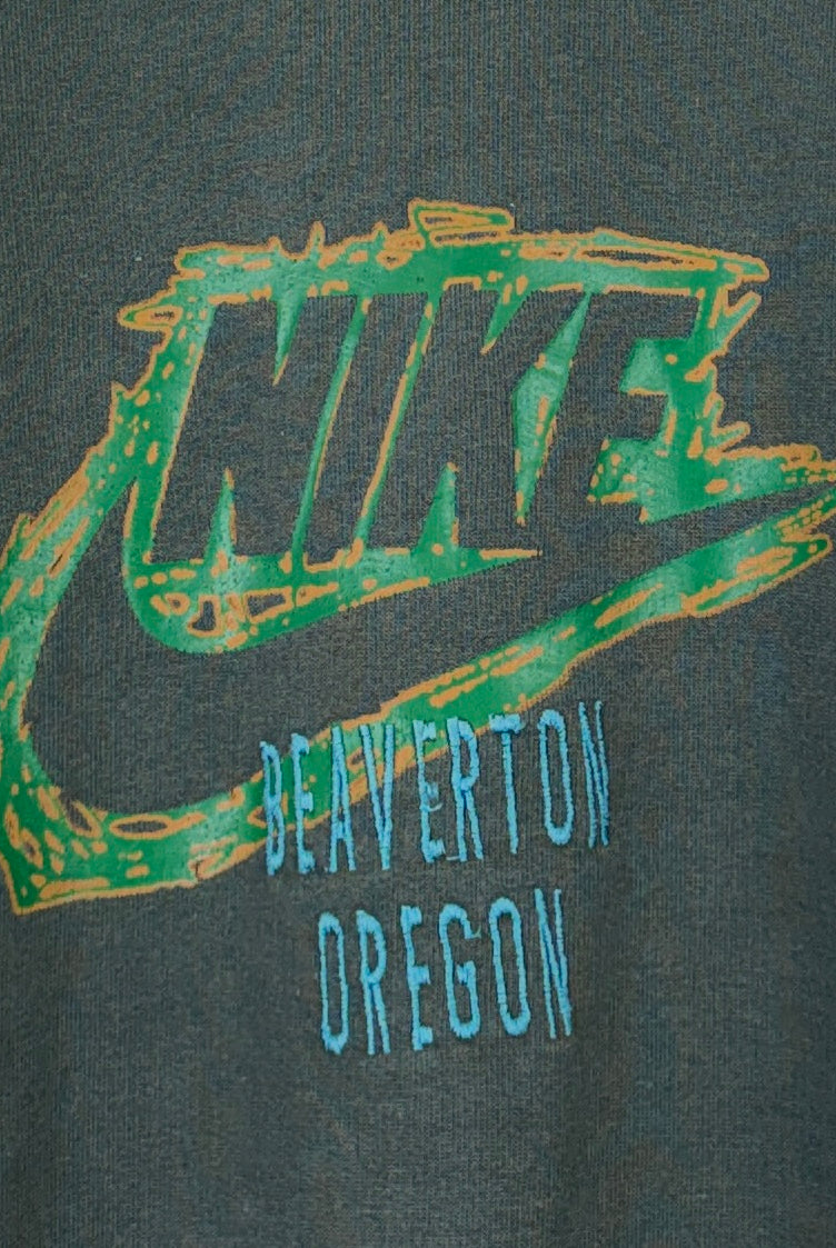 Nike Vintage Sweater Beaverton Oregon Grün XL – Foto 2