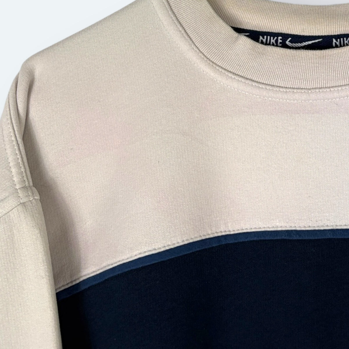 Nike Vintage Sweater Blau Beige XL – Foto 2