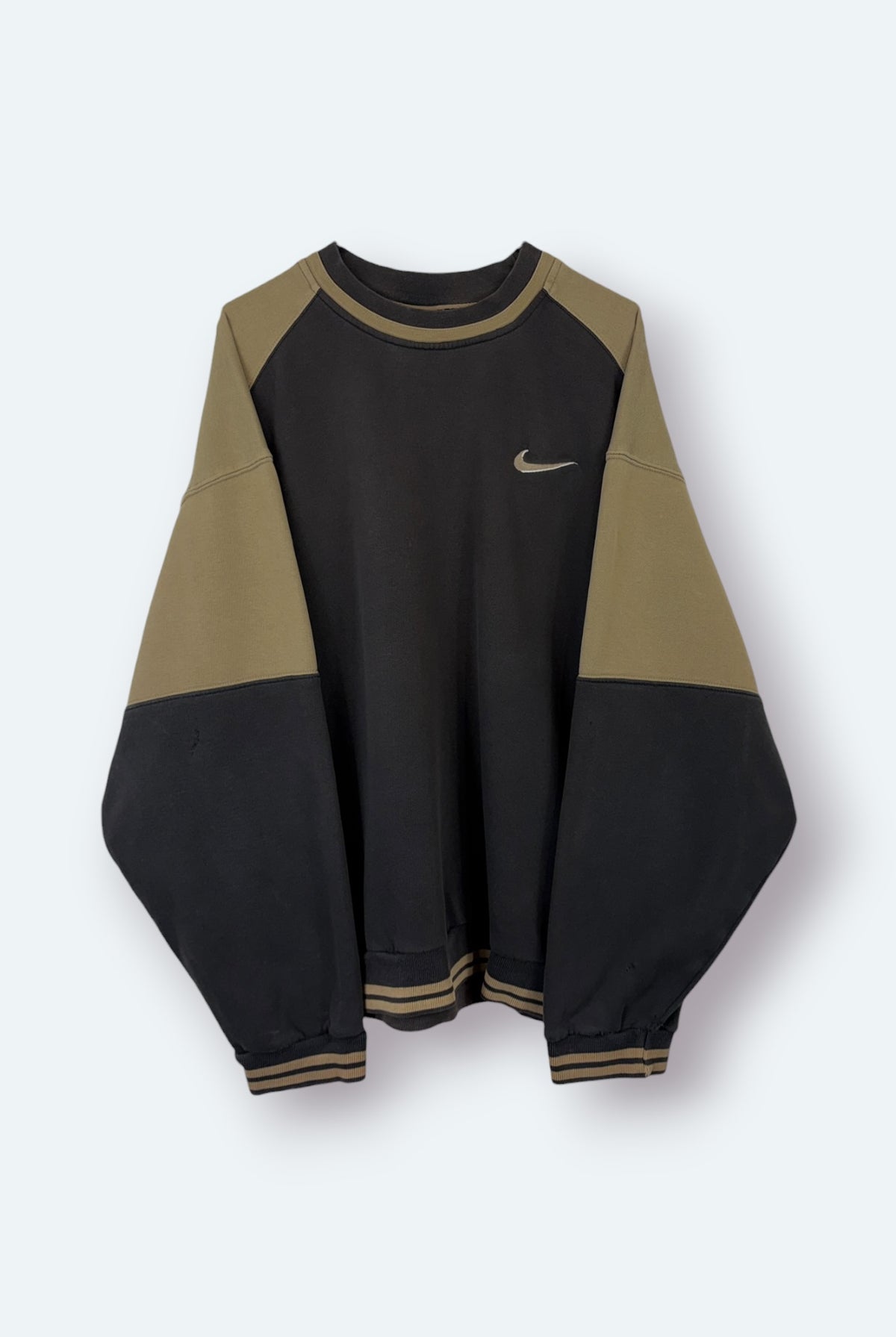 Nike Vintage Sweater Colorblock Braun L
