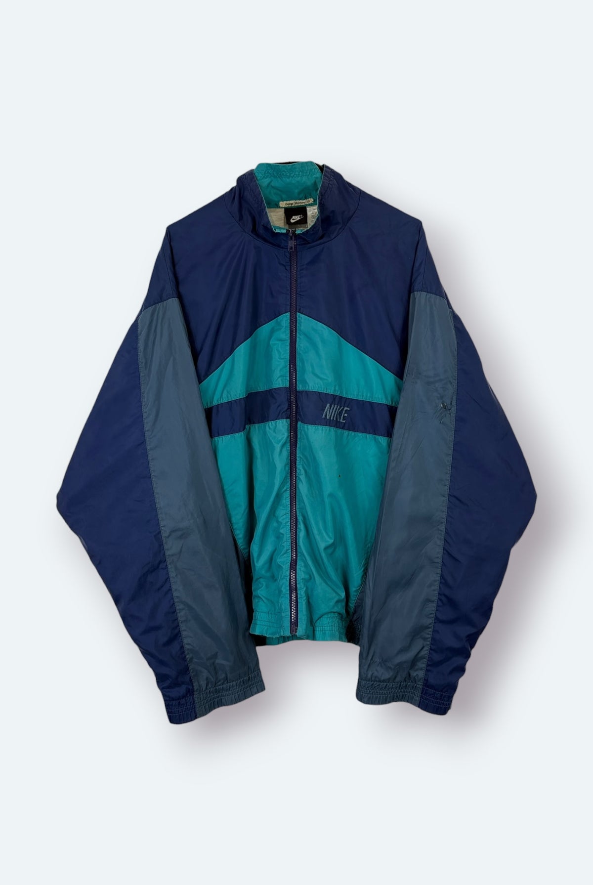 Nike Vintage Trainingsjacke Blau L