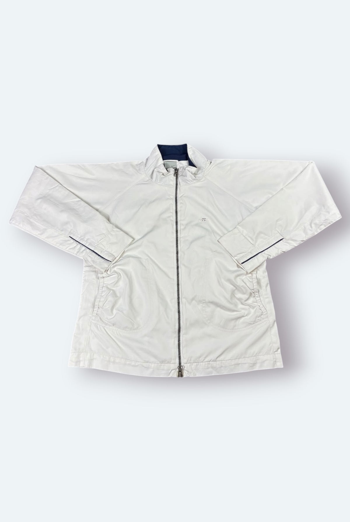Nike Vintage Trainingsjacke Weiß S – Foto 2