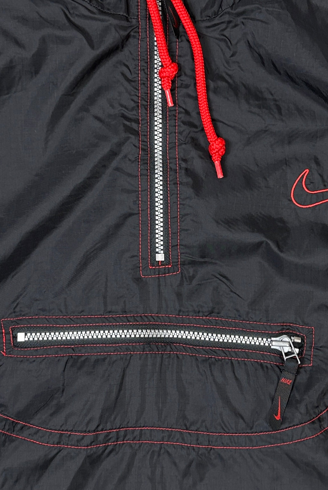 Nike Vintage Windbreaker Schwarz L – Foto 2