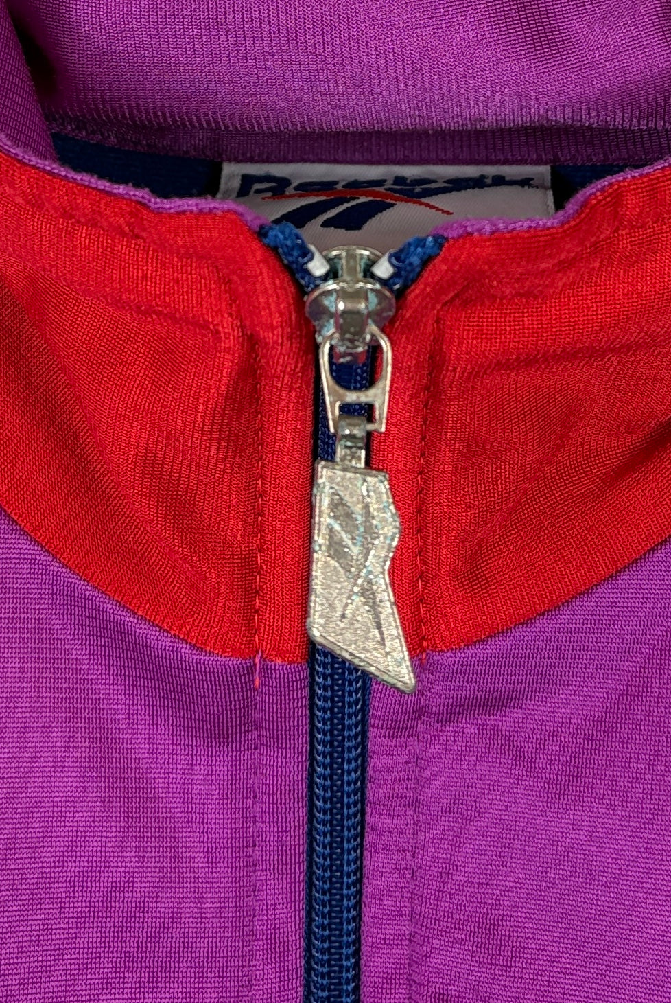Reebok Vintage Trainingsjacke Colorblock Pink L – Foto 3