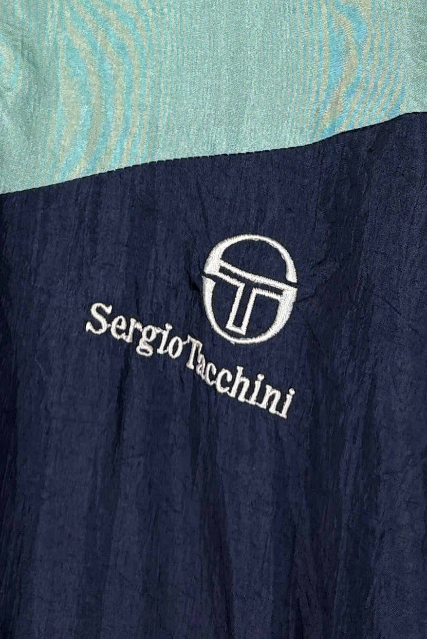 Sergio Tacchini Vintage Trainingsjacke Blau 46 – Foto 2