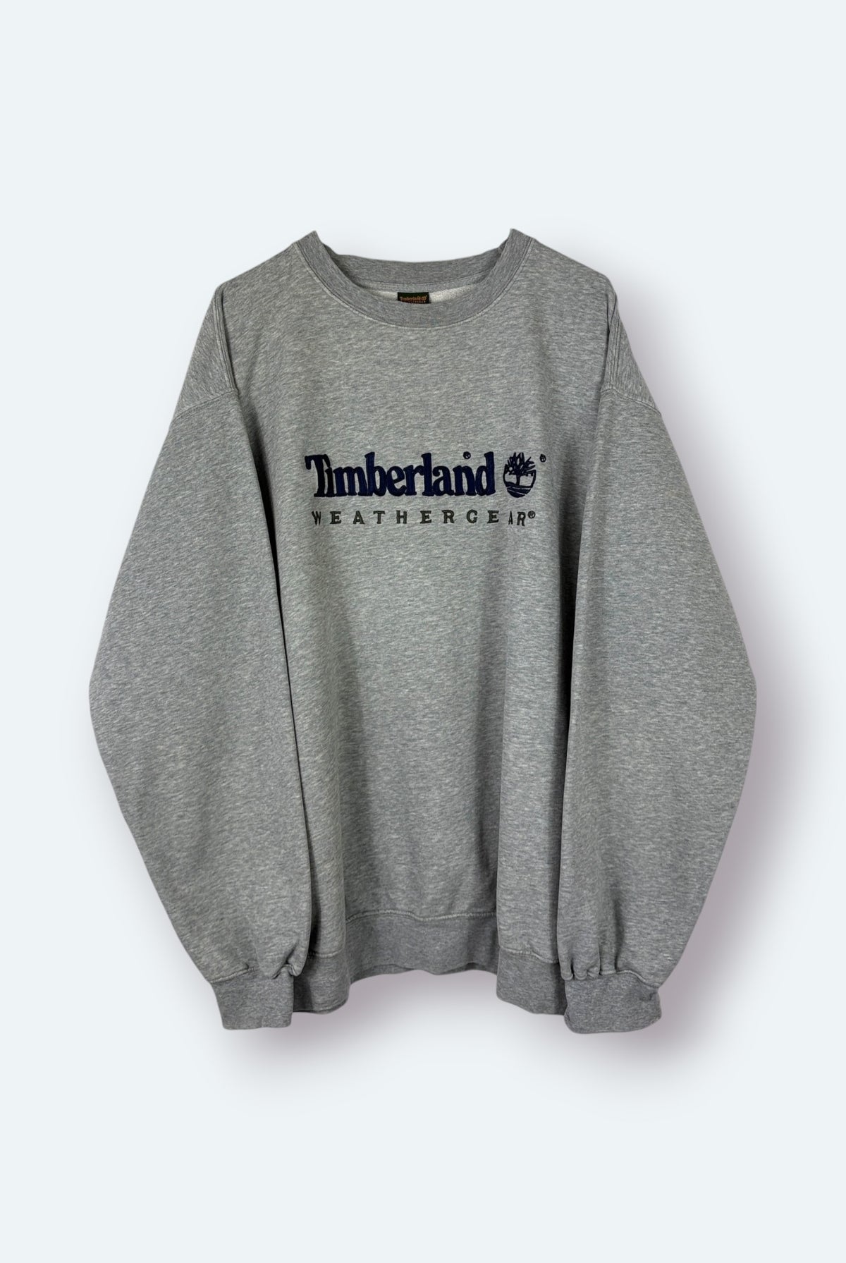 Timberland Vintage Sweater Big Logo Grau L