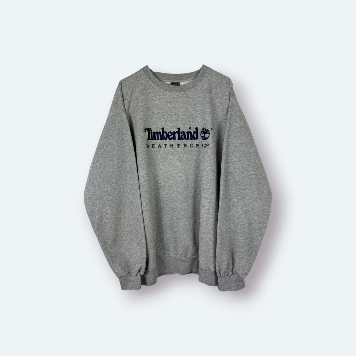 Timberland Vintage Sweater Big Logo Grau L
