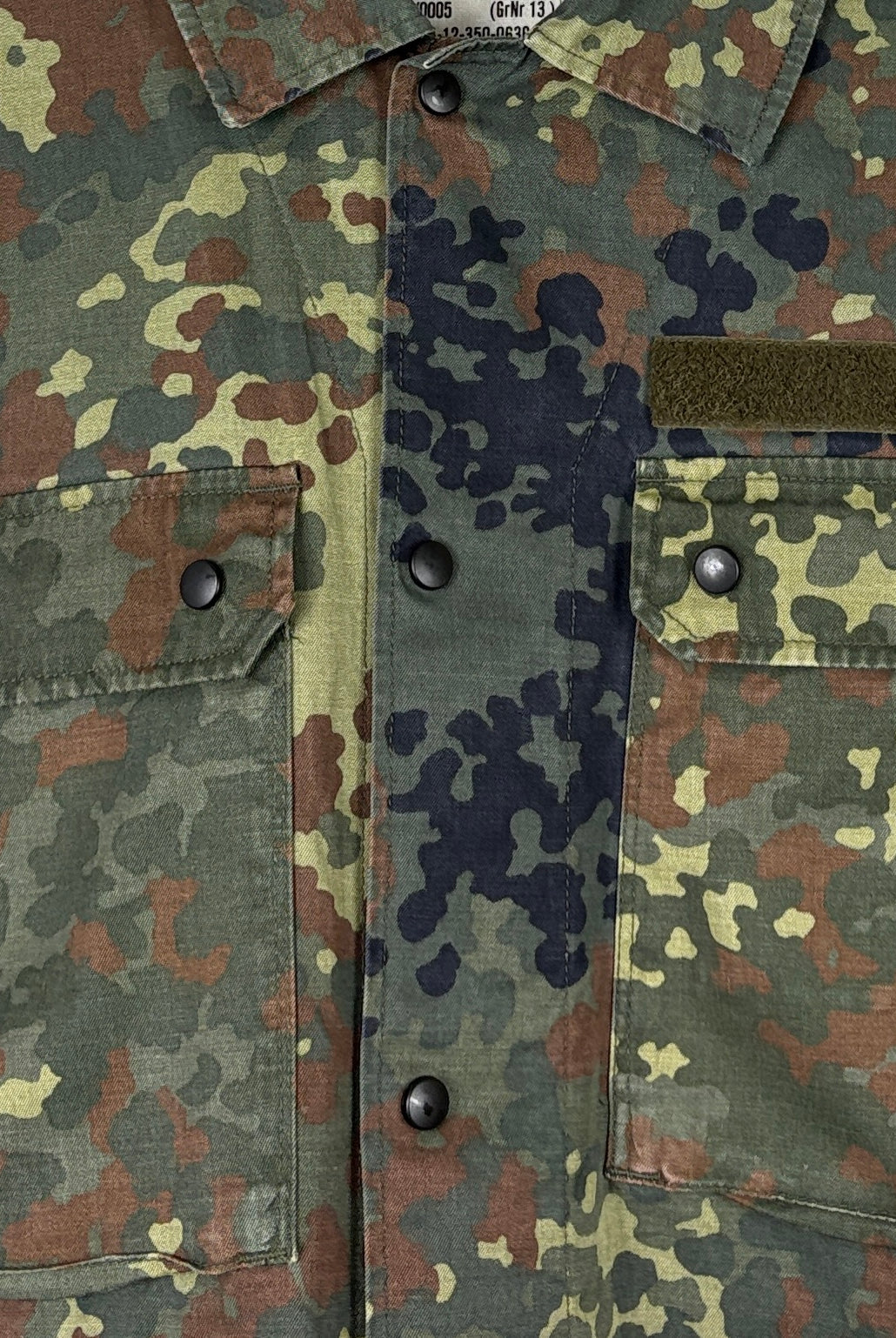 Wahler Vintage Feldbluse Camouflage Grün XL – Foto 2