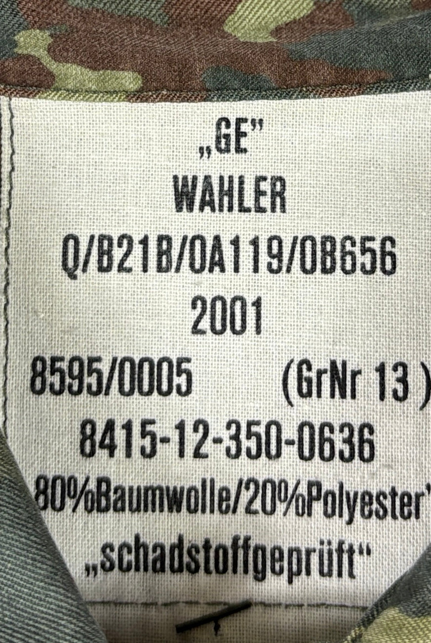 Wahler Vintage Feldbluse Camouflage Grün XL – Foto 3