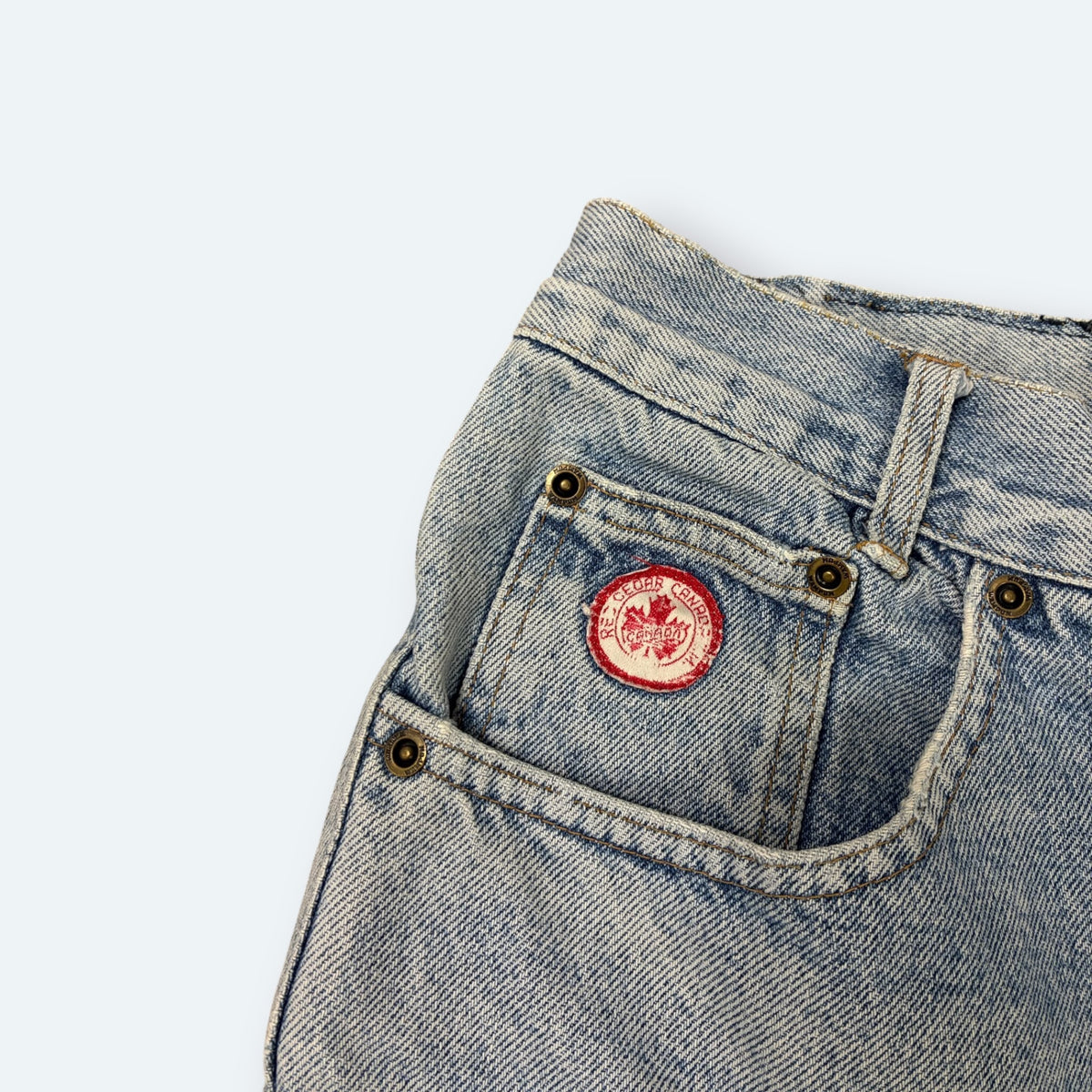 Wampum Vintage Jeans Hellblau 48 – Foto 4