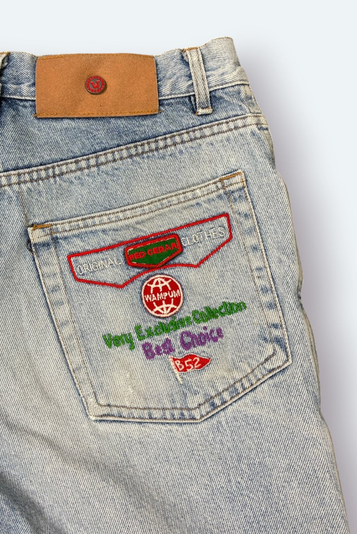 Wampum Vintage Jeans Hellblau 48 – Foto 5