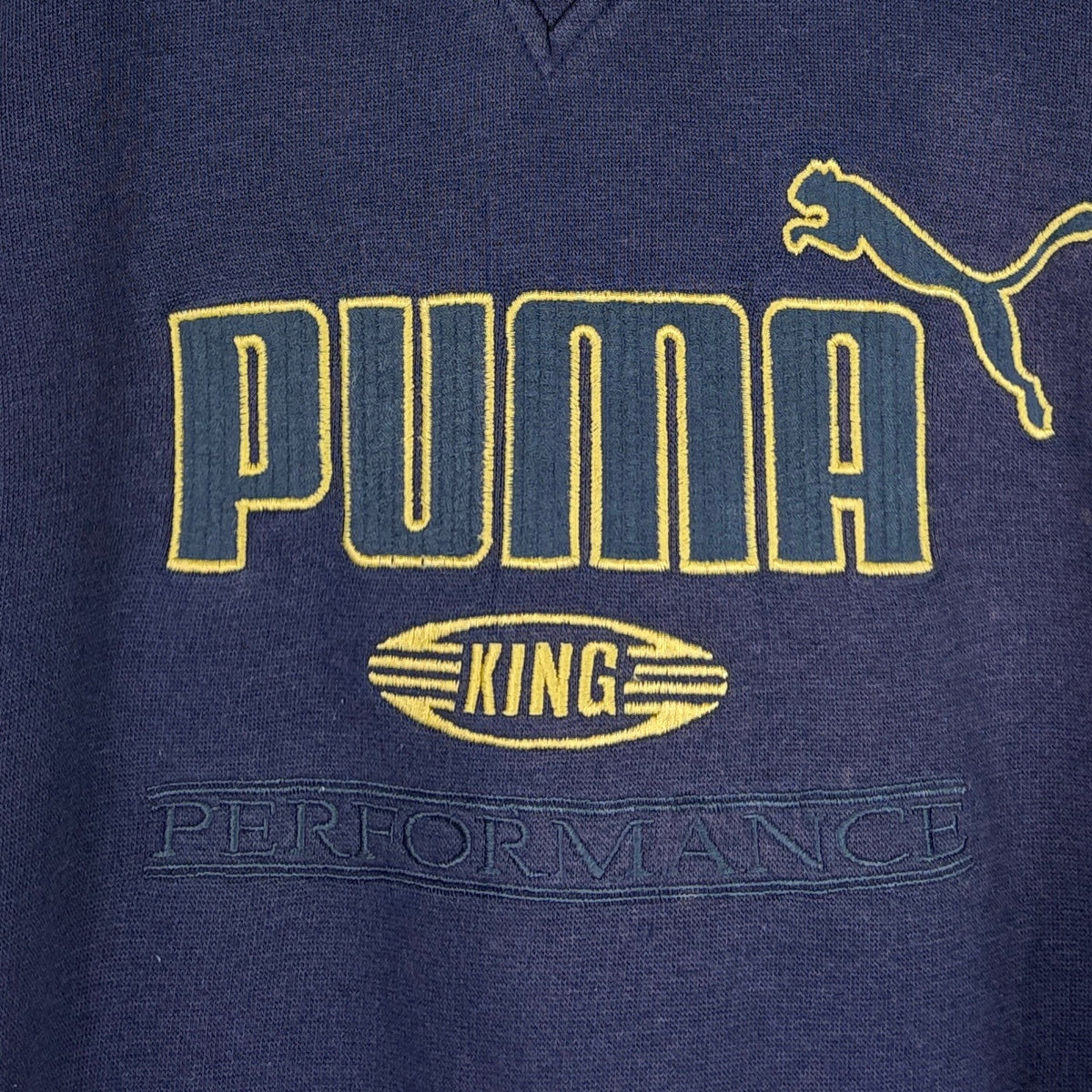 Puma Retro Sweater Big Logo Blau S - Vinverse