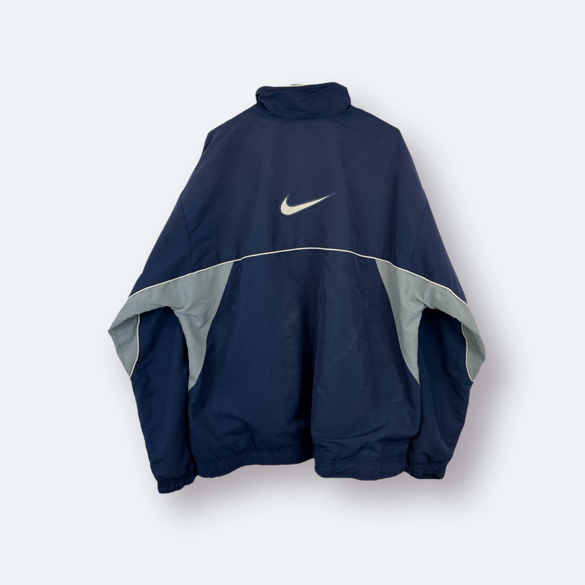 Nike 2000s Y2K Trainingsjacke Blau L - Vinverse