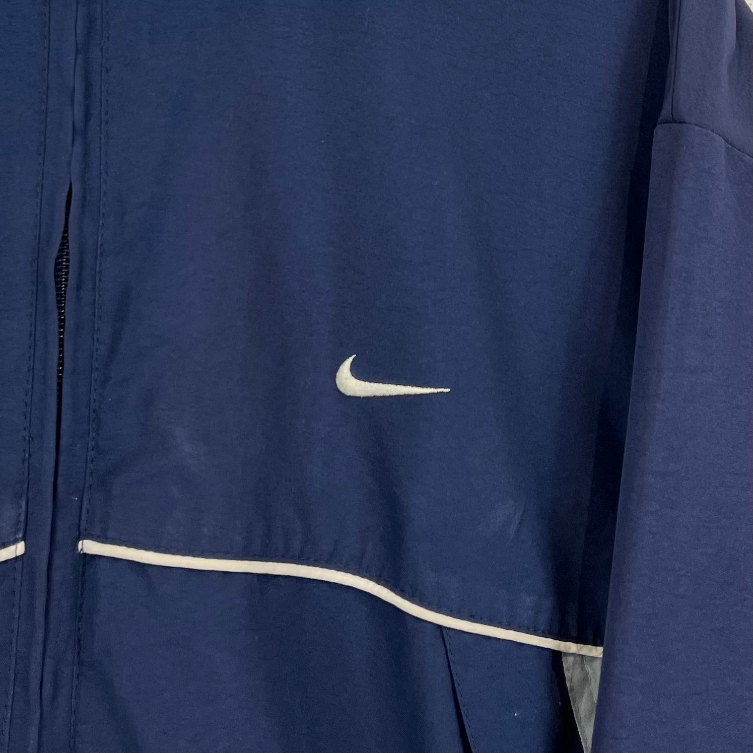 Nike 2000s Y2K Trainingsjacke Blau L - Vinverse