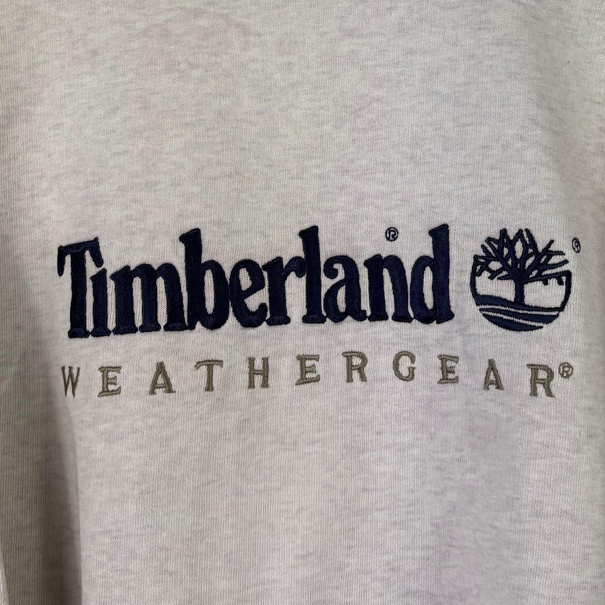 Timberland 90s Vintage Sweater Hellgrau M - Vinverse