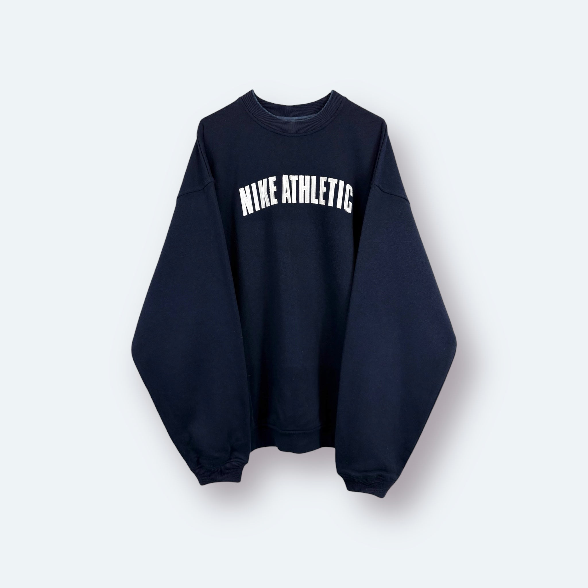 Nike Athletic 90s Vintage Sweater Marineblau XXL - Vinverse