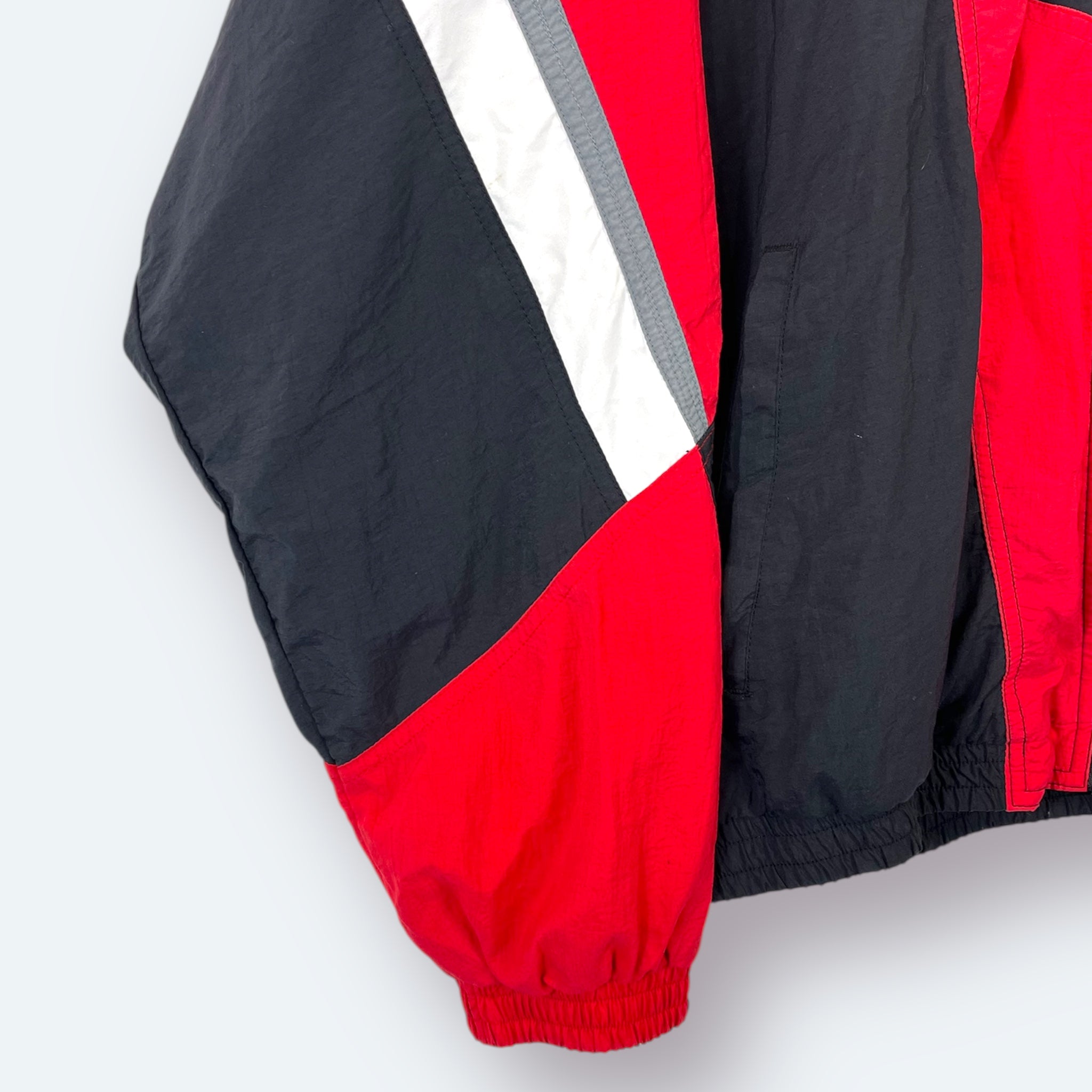 Puma 90s Vintage Trainingsjacke Rot Schwarz L - Vinverse