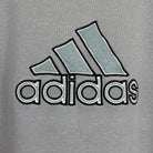 Adidas 2002 Y2K Big Logo Sweater Grau L - Vinverse